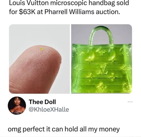 pharrell williams microscopic handbag